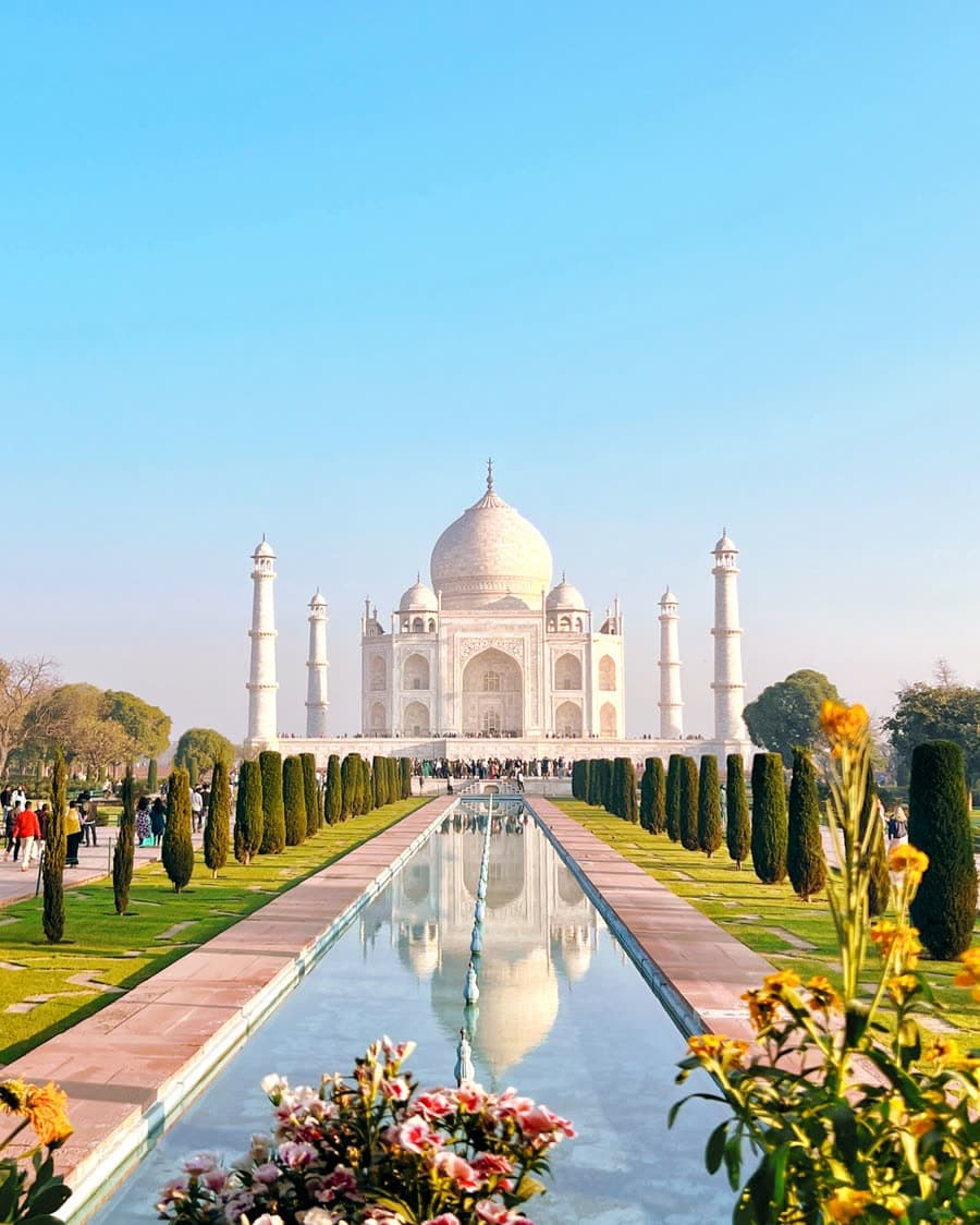 Taj Mahal, em Agra, na Índia